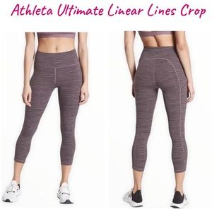 LIKE NEW Athleta Ultimate Linear Lines Capri